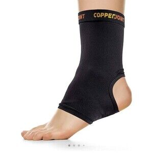 Compression Ankle Sleeve Copper Infused High Performance Breathable sz Medium